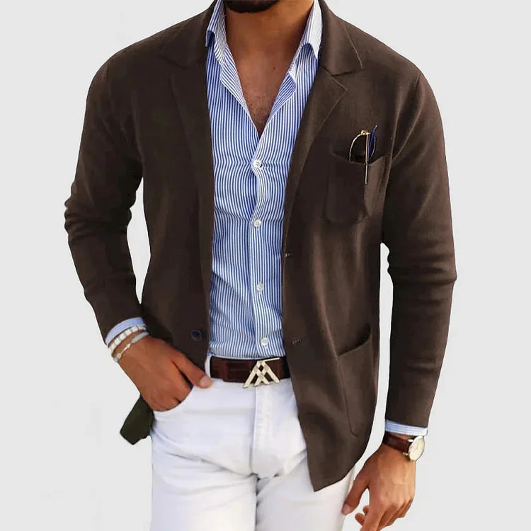 Liam™ | Casual Elegante Blazer Heren met Lange Mouwen en Luxe Stoffen