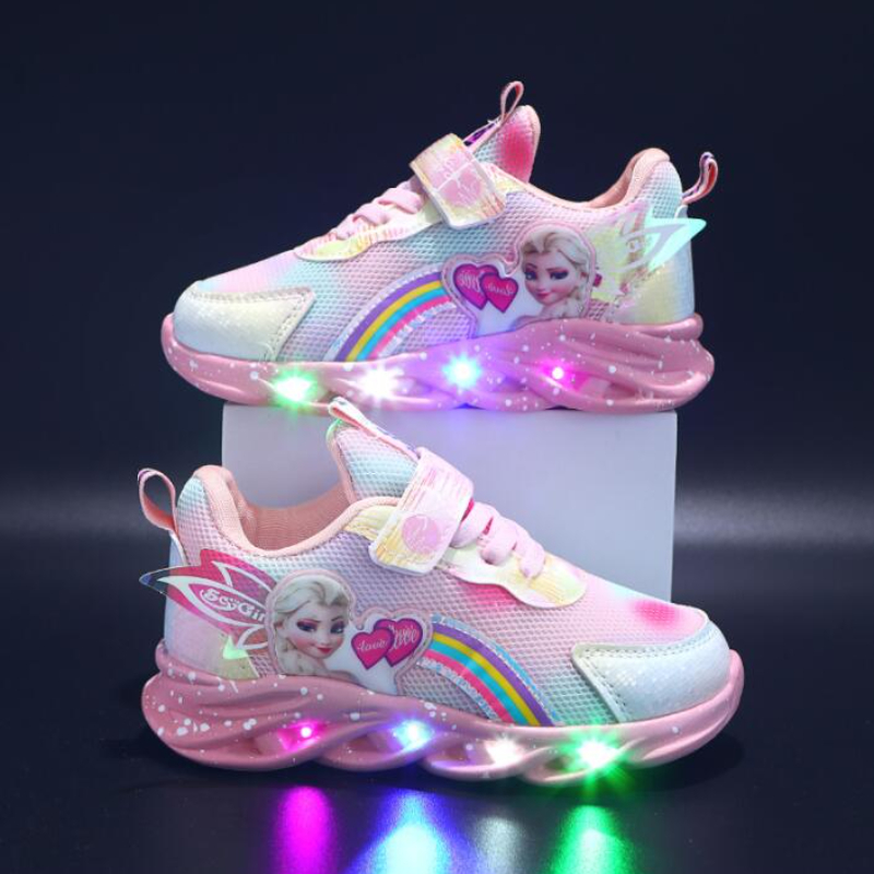 Lunafly | Meisjes LED Sneakers Vleugels