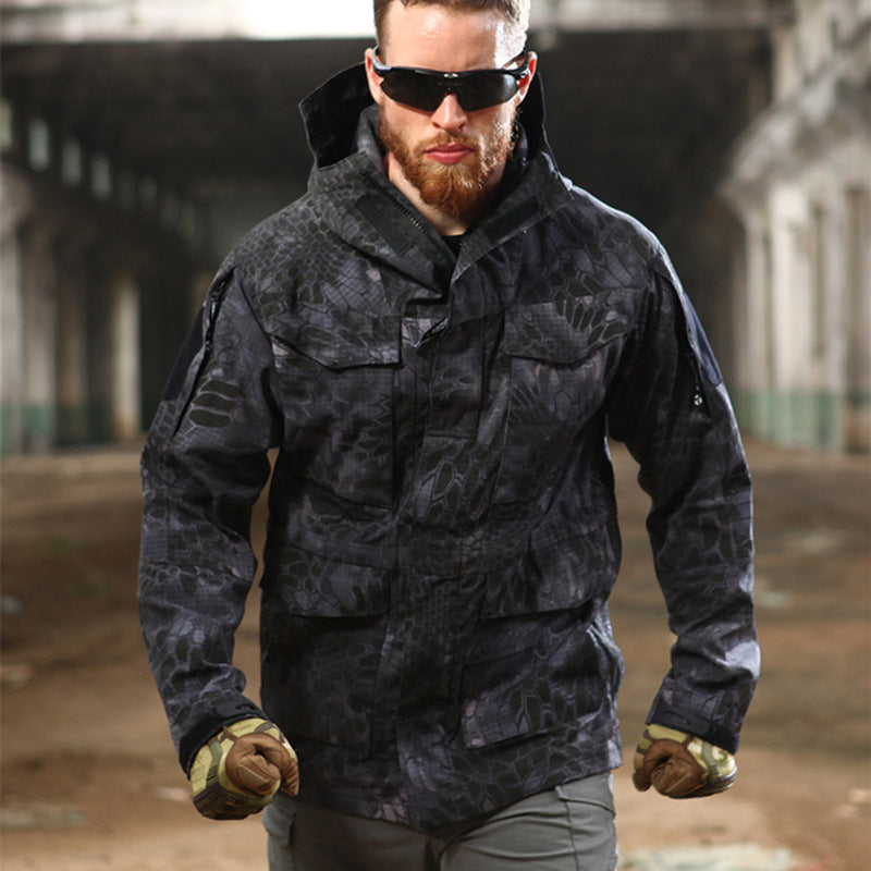 Vanguard | Tactical Camo Softshell Jas met Capuchon