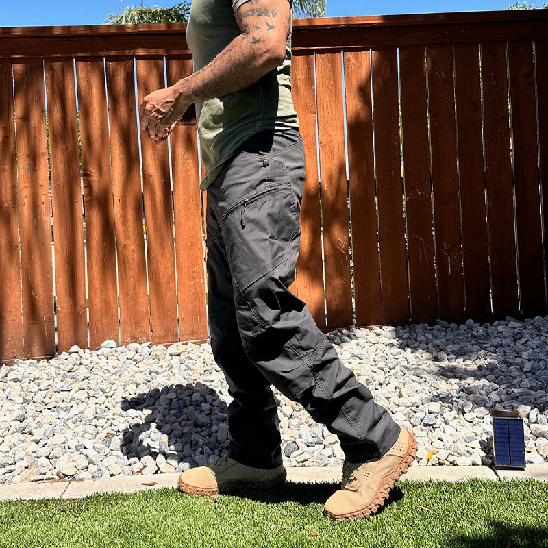 Raviero | Donkergrijze Tactical Werk- en Outdoorbroek Heren