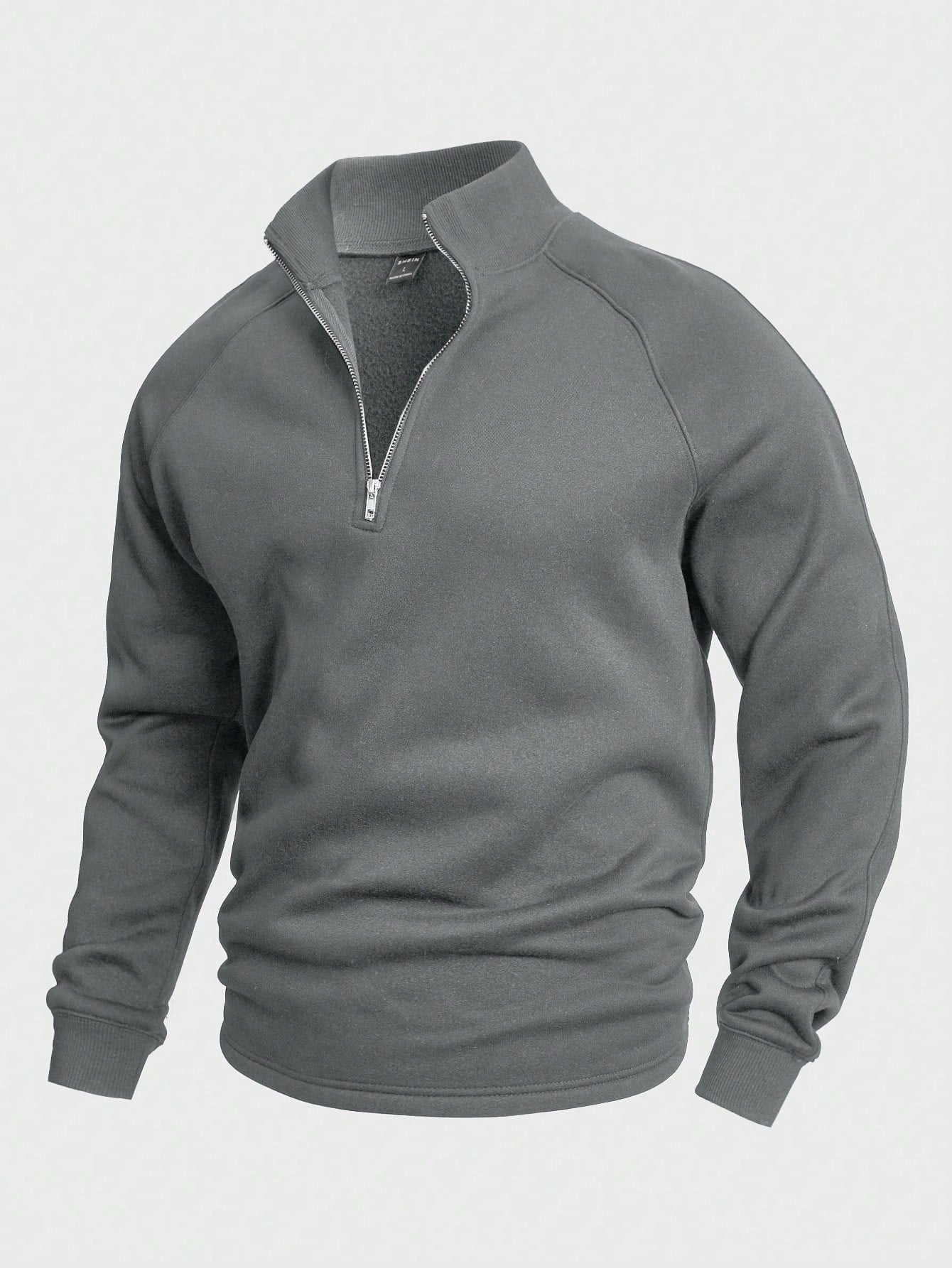Milan | Herensweater met Halve Rits
