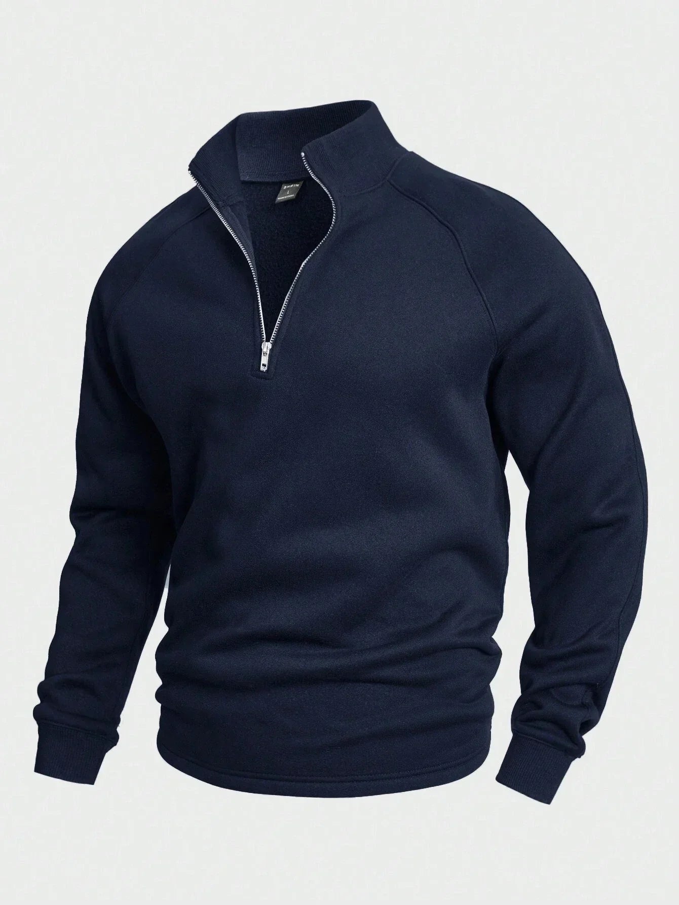 Milan | Herensweater met Halve Rits