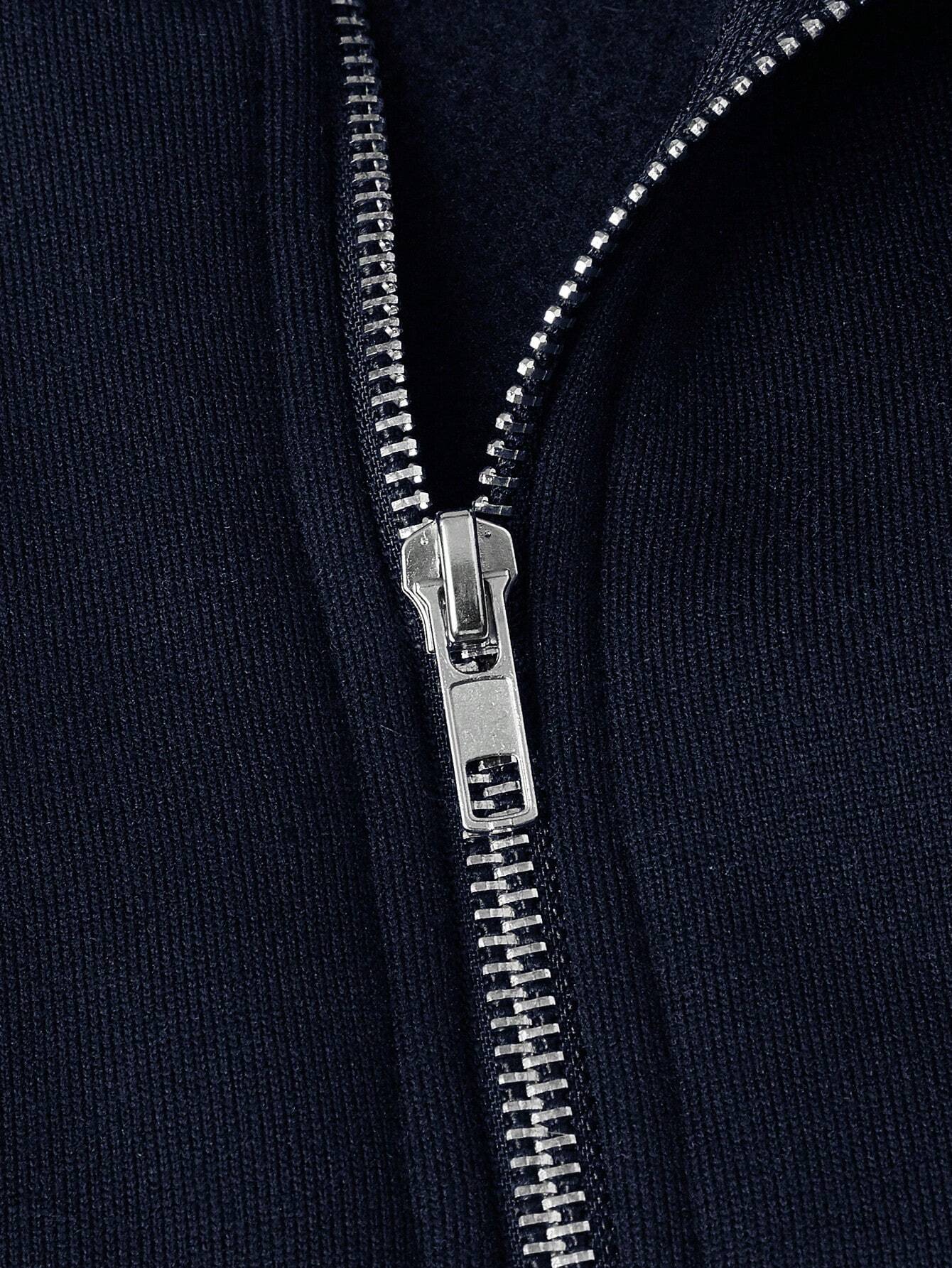 Milan | Herensweater met Halve Rits
