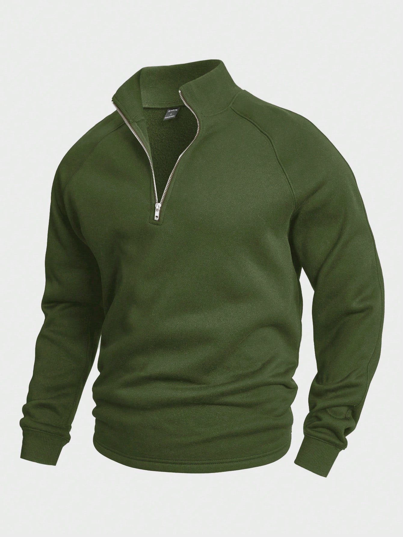Milan | Herensweater met Halve Rits