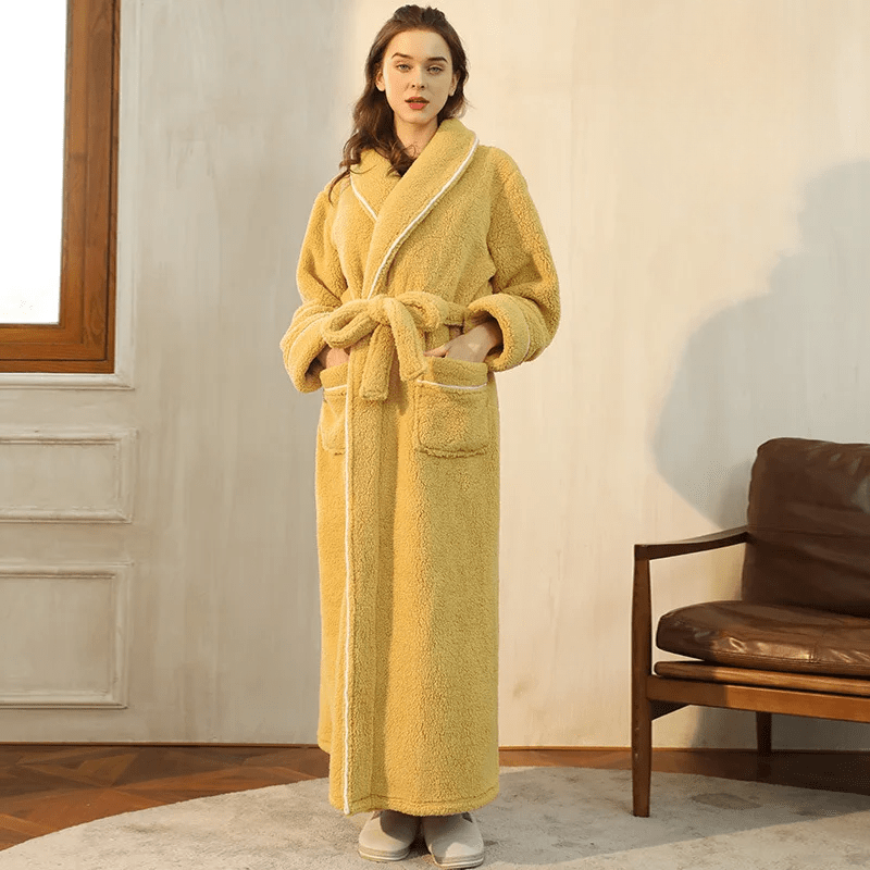 Lazaro™ | Unisex Luxe Fleece Badjas | Extra Lang & Superzachte Fluffy Pluche