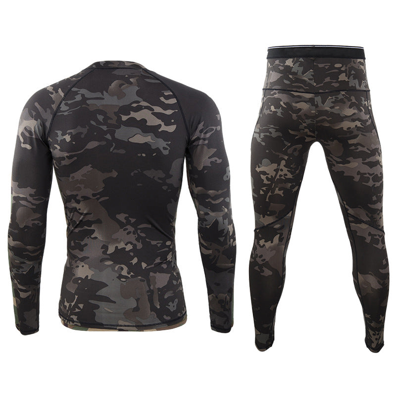 Zeyden | Camouflage Compressie Thermo Set Heren