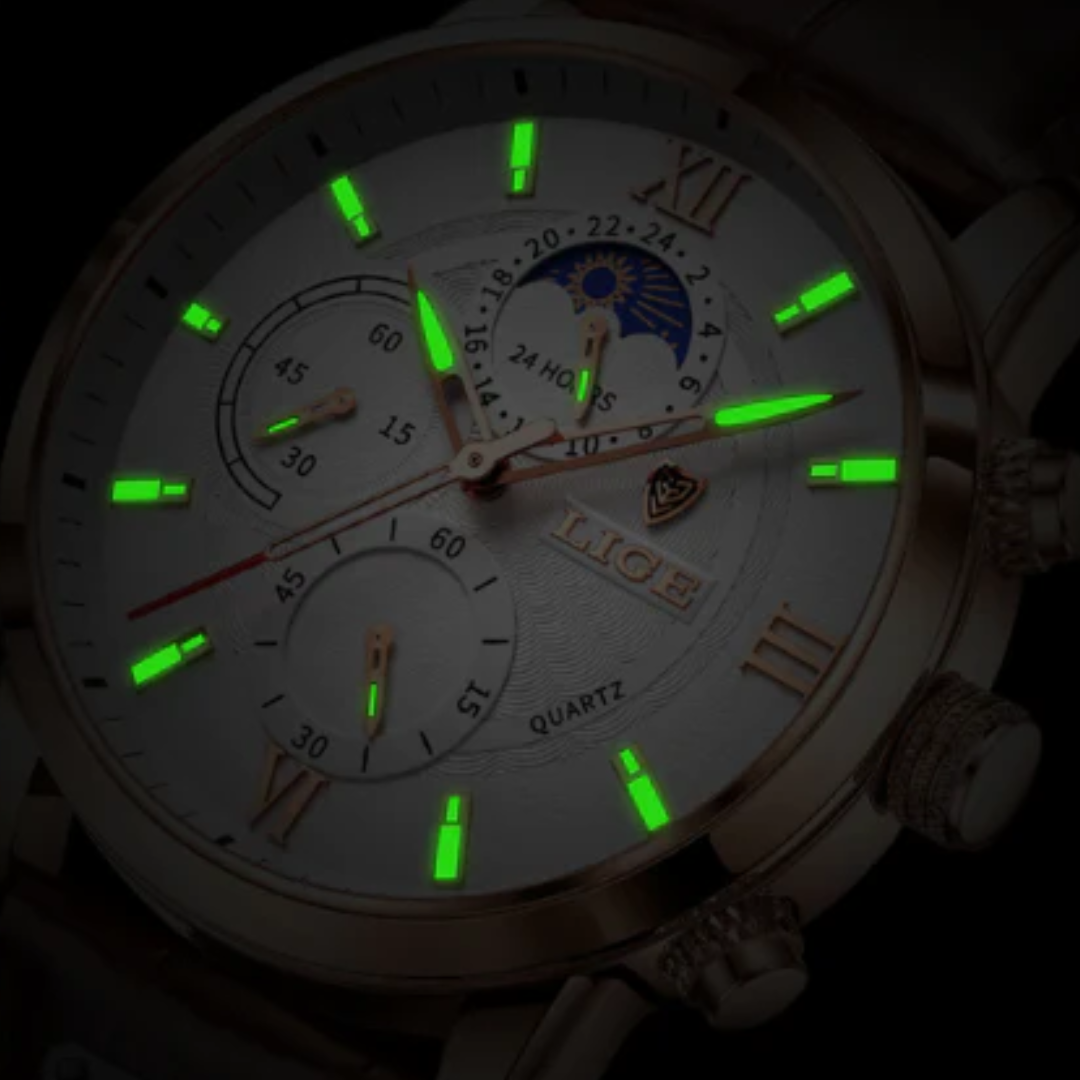 Dorian | Klassiek Lederen Horloge Heren