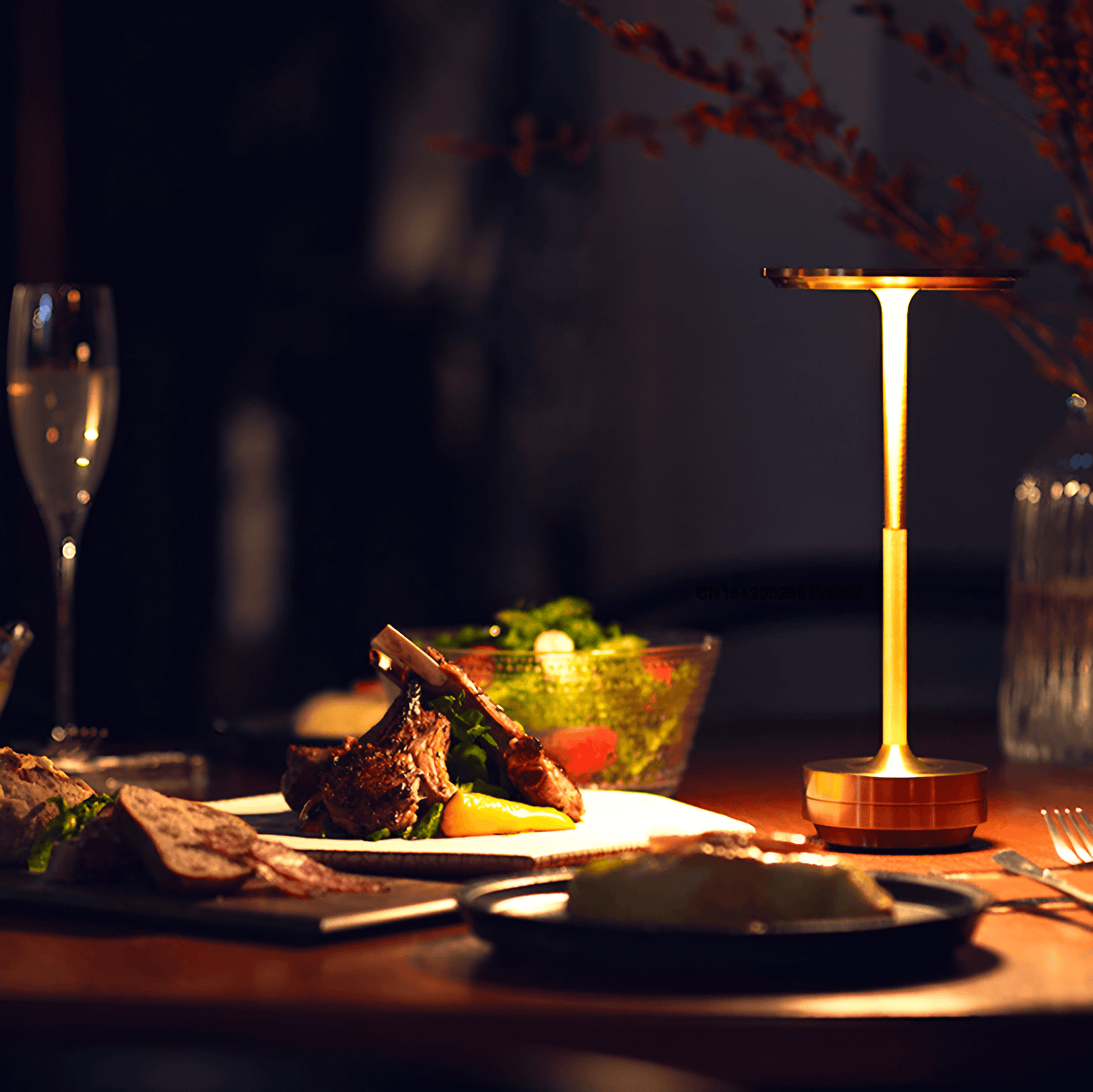 Véllure™ | Draadloze Luxe LED Tafellamp | Oplaadbaar, Dimbaar & Modern Design