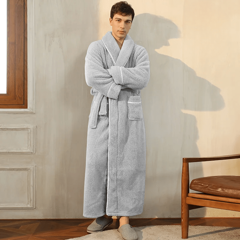 Lazaro™ | Unisex Luxe Fleece Badjas | Extra Lang & Superzachte Fluffy Pluche