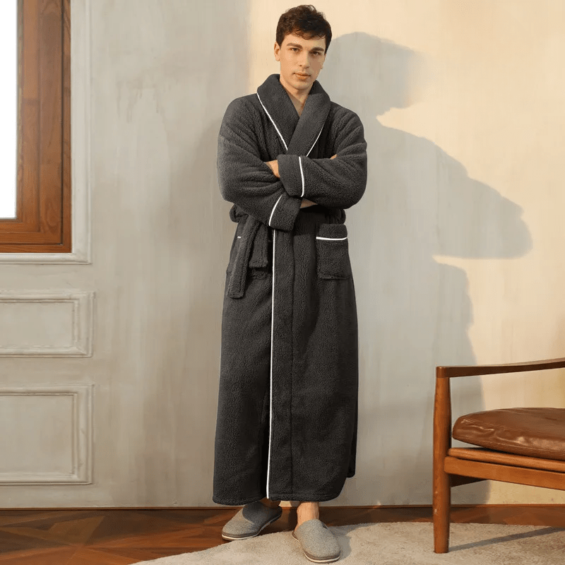 Lazaro™ | Unisex Luxe Fleece Badjas | Extra Lang & Superzachte Fluffy Pluche
