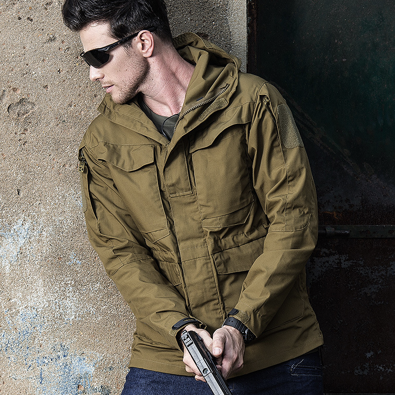 Vanguard | Tactical Camo Softshell Jas met Capuchon