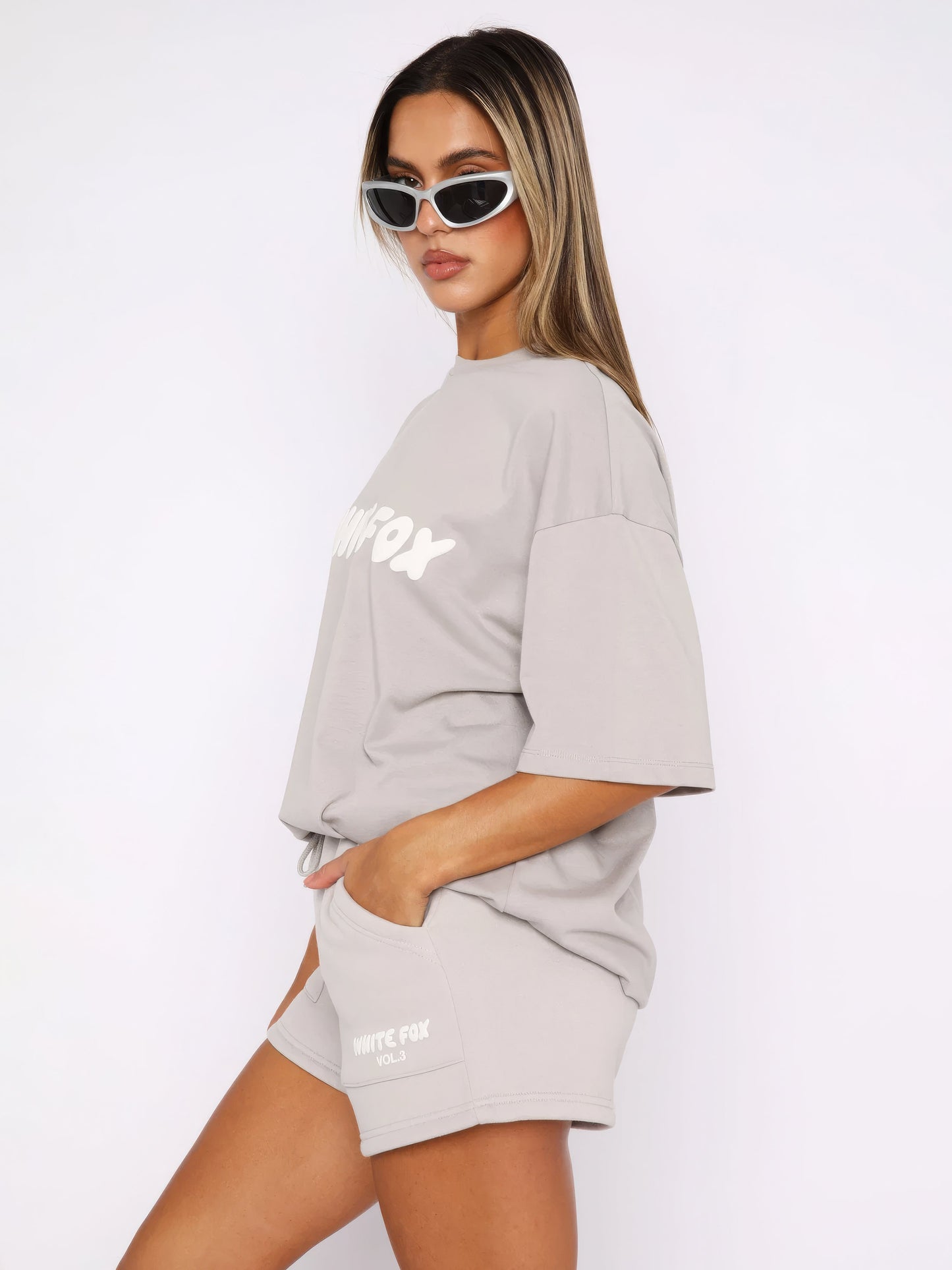 Lexa | Oversized Loungewear Set Dames Met Print T-Shirt & Short