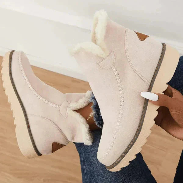Isolde | Dames Winterboots Suède Look