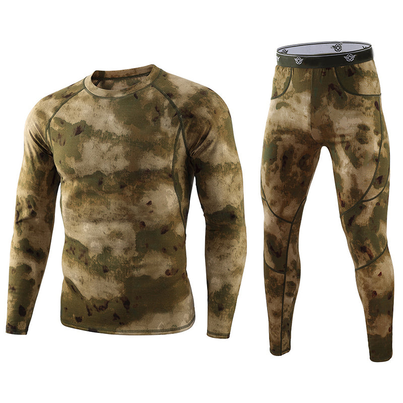Zeyden | Camouflage Compressie Thermo Set Heren