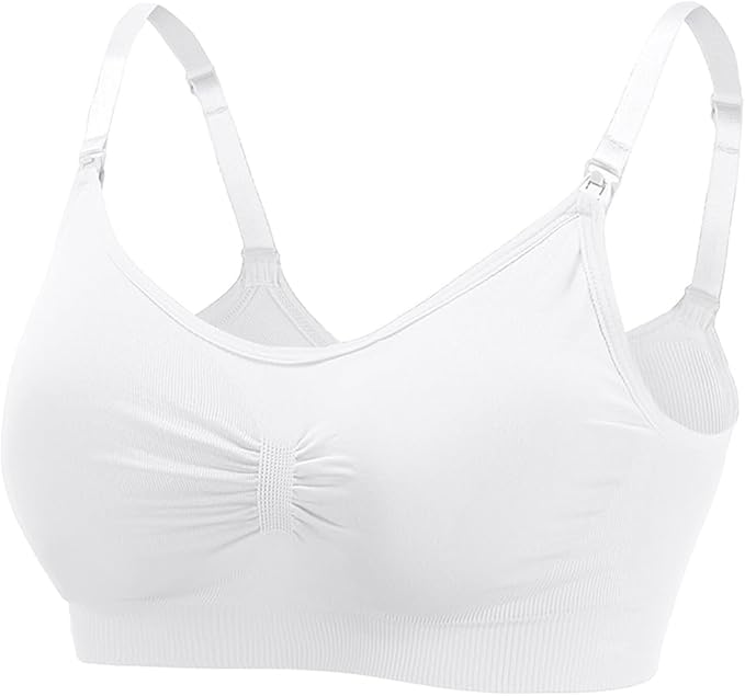 MamaFit™ | Dames Naadloze Zwangerschaps- en Voedingsbh | Comfortabel Zonder Beugel en Verstelbare Voedingsclip