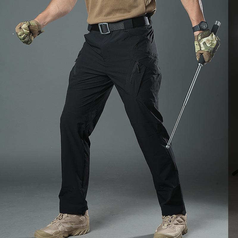 Ardorin | Zwarte Tactical Cargo Broek Heren