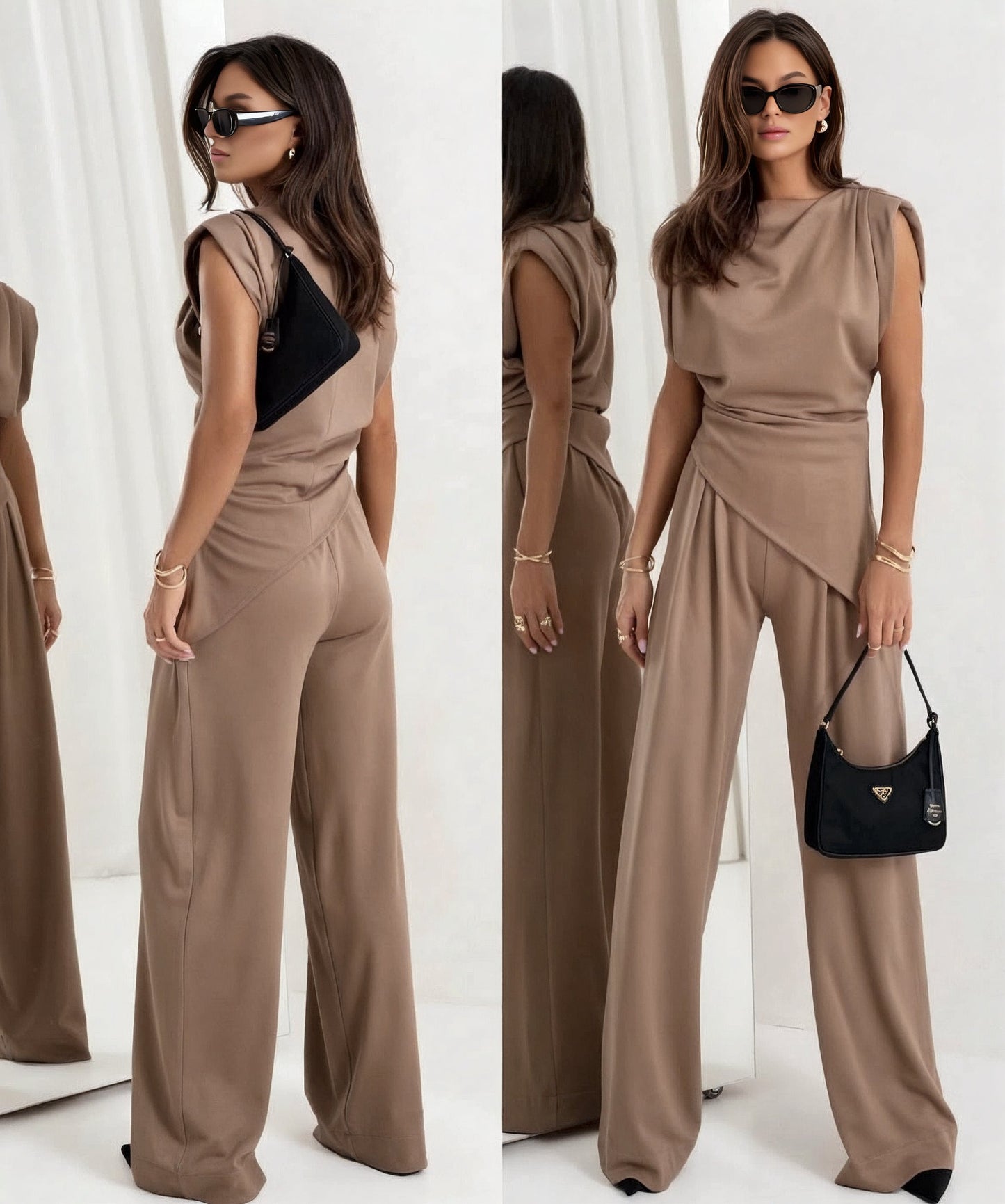 Eliana | Elegante Drapé Jumpsuit Dames