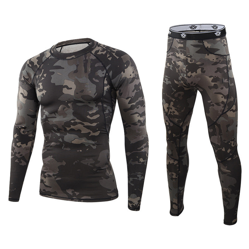 Zeyden | Camouflage Compressie Thermo Set Heren