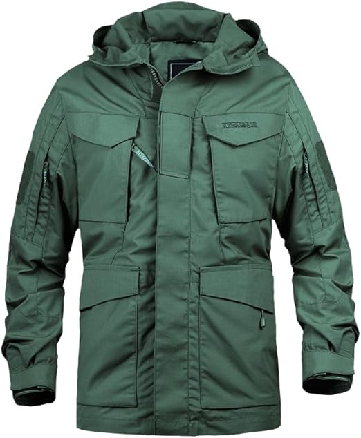 Tarek™ | Heren Tactical Water- En Winddichte Winterjas | Militair Outdoor Jack Met Capuchon En Meerdere Zakken