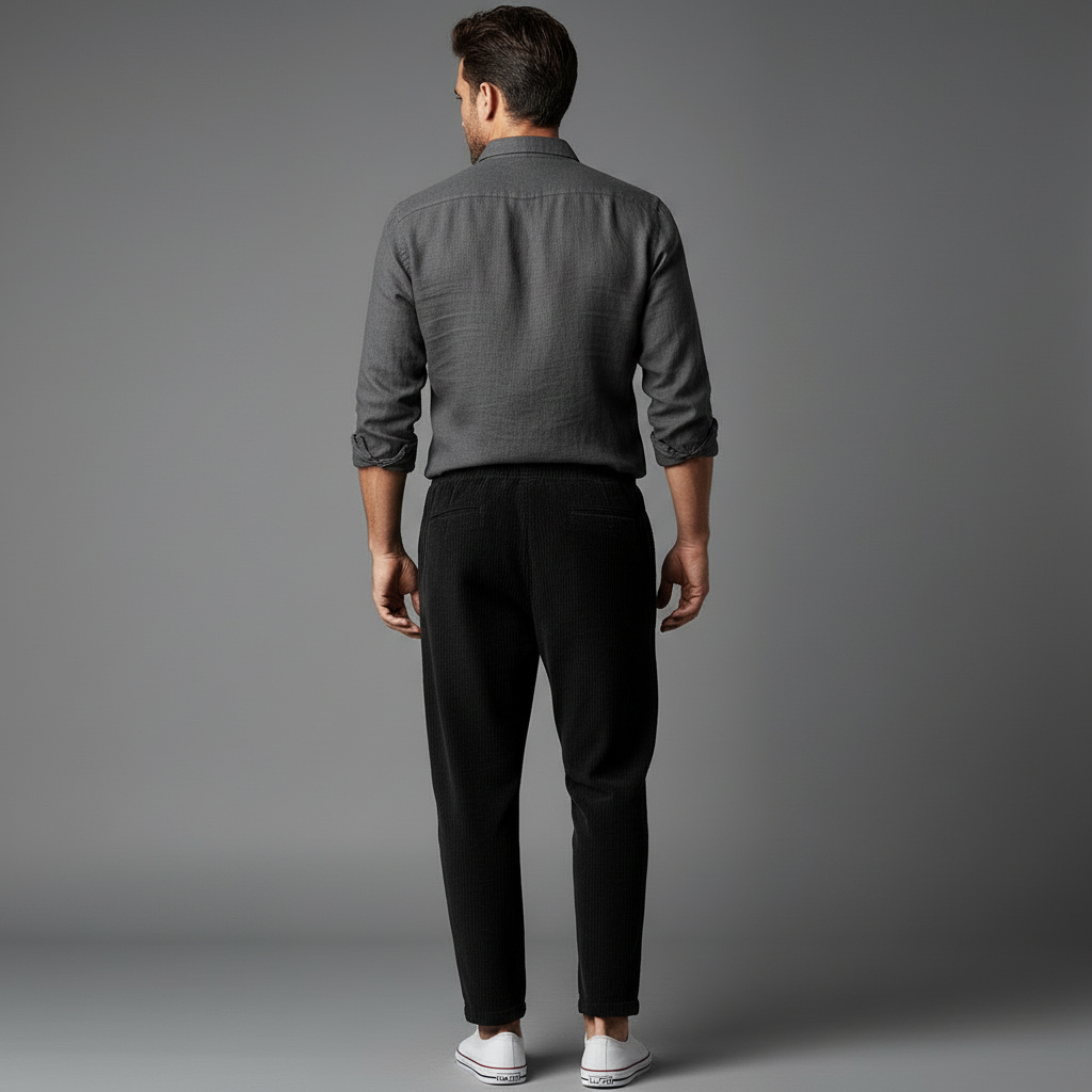 Gio | Wijde Corduroy Broek