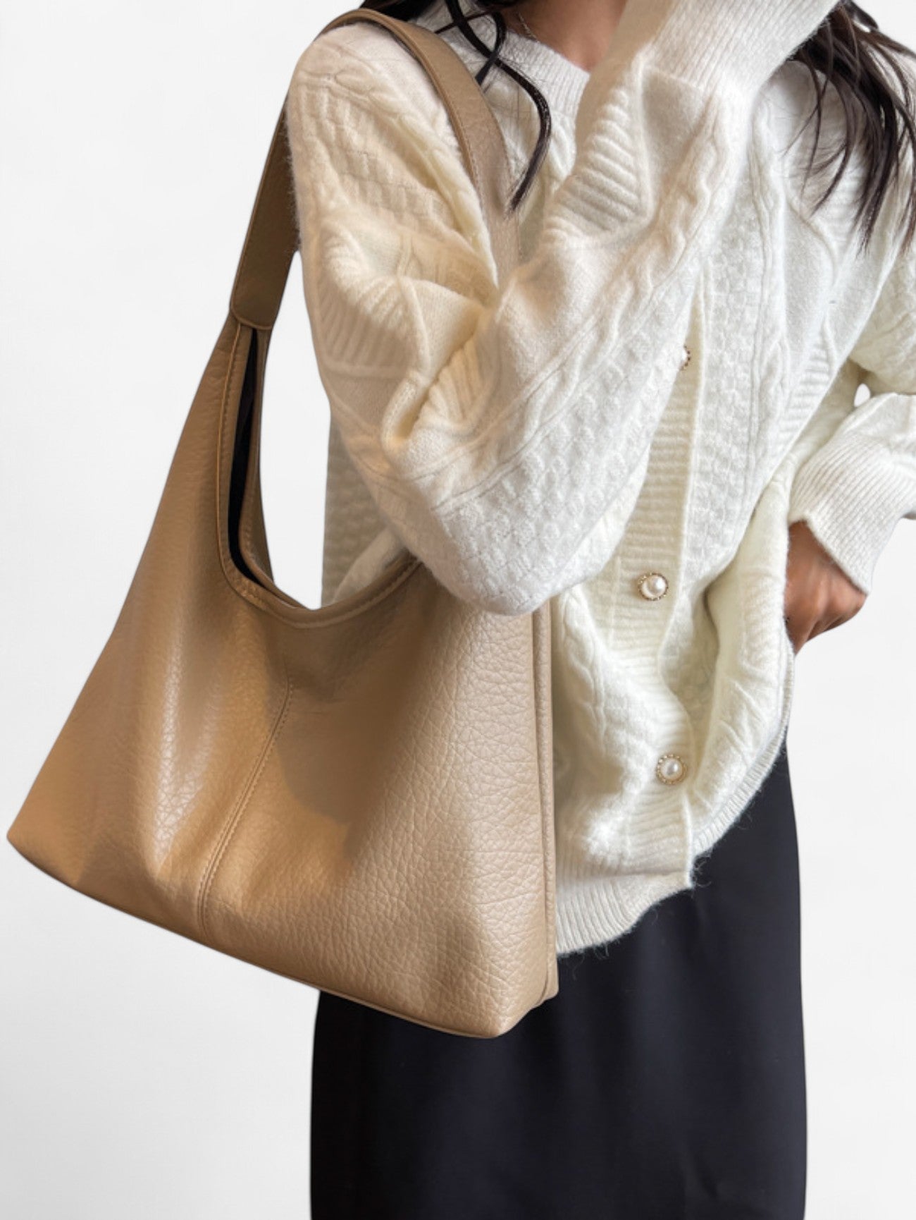 Allegra | Minimalistische Hobo Bag Dames