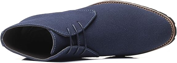 Lazaro™ | Heren Suède Desert Boots | Stijlvolle Casual Enkellaarsjes met Antislip Zool en Veterluiting