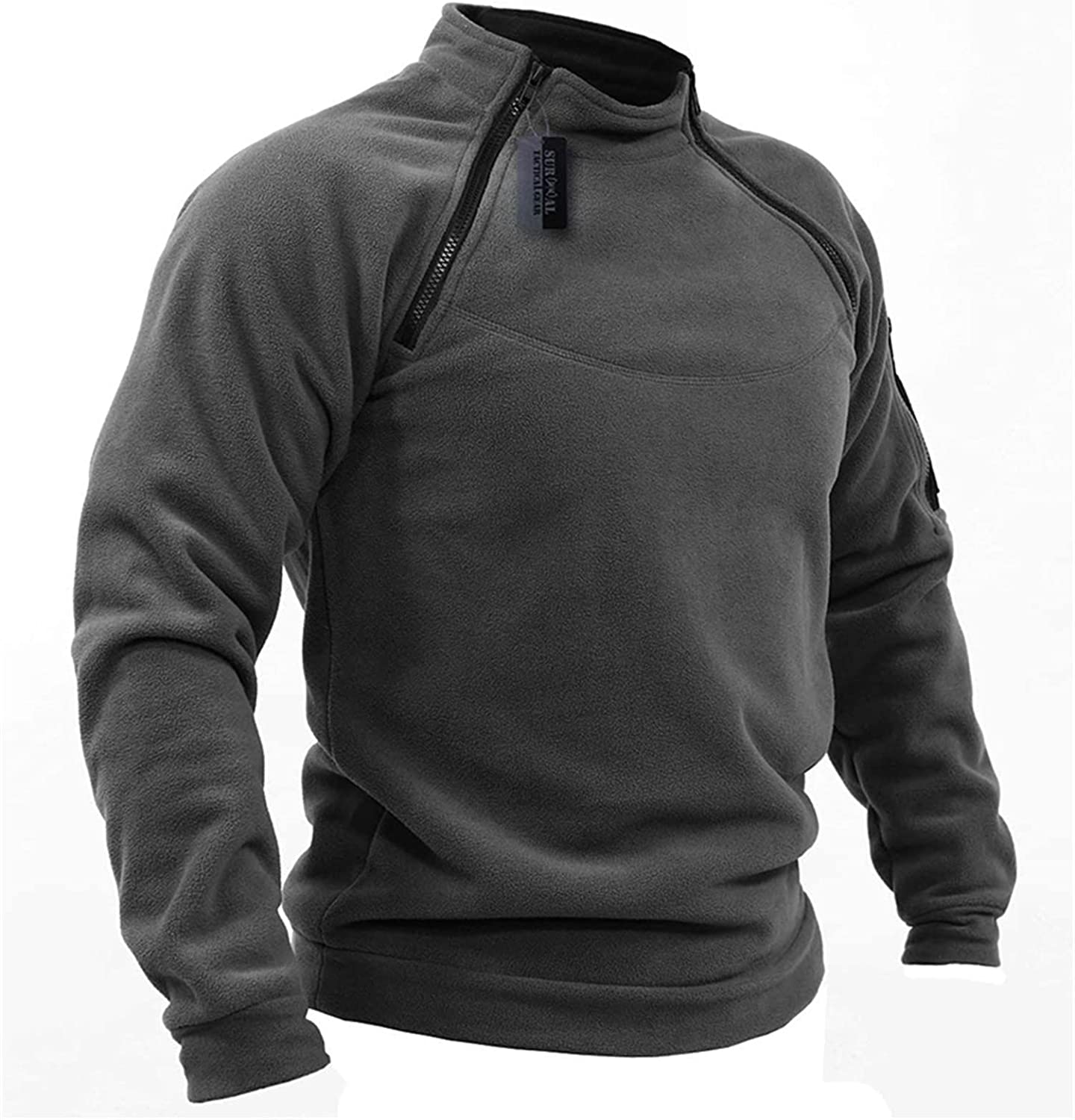 Sentinel | Tactical Fleece Pullover met Rits en Armzakken