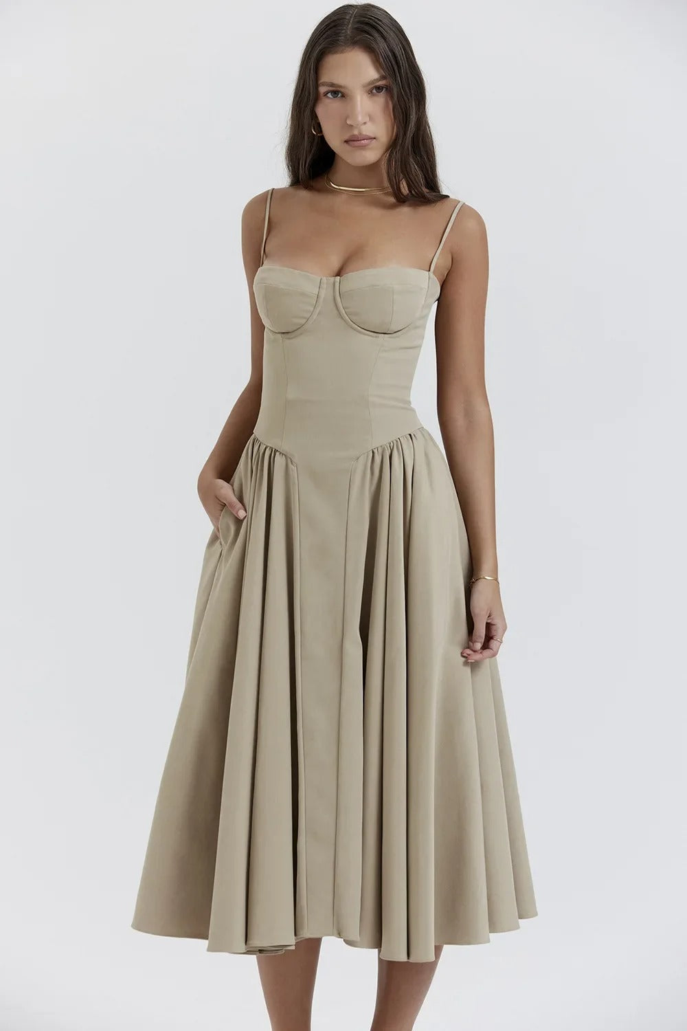 Elviera | Elegante Midi-Jurk Dames