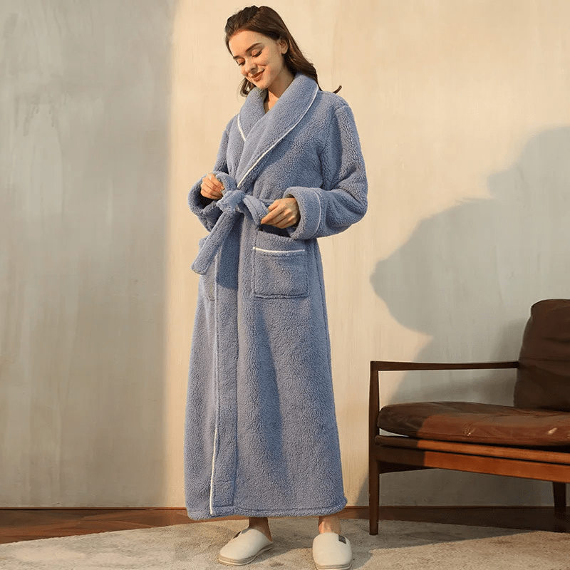 Lazaro™ | Unisex Luxe Fleece Badjas | Extra Lang & Superzachte Fluffy Pluche