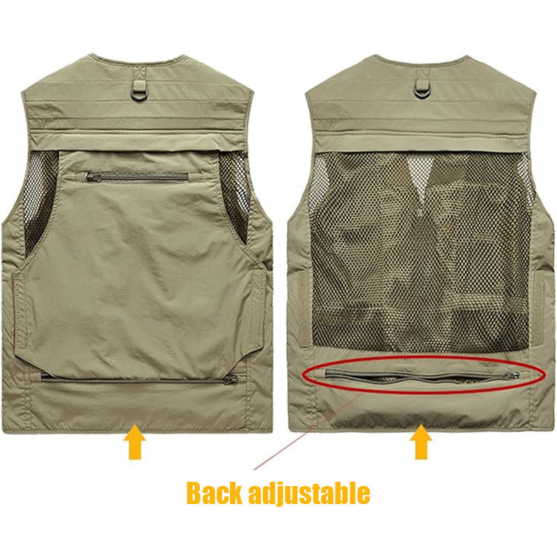 Trailmaster | Multifunctioneel Outdoor Vest met Meerdere Zakken