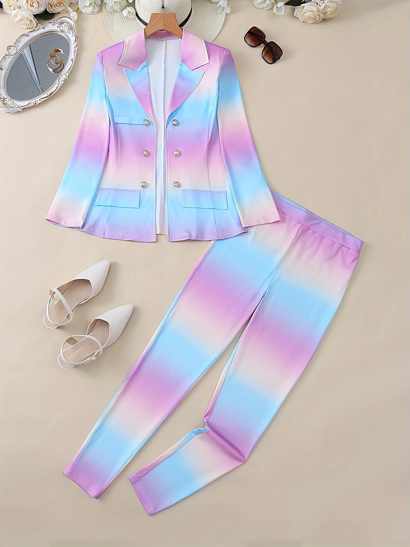 Celestina | Tie-Dye Tweedelig Pak Dames