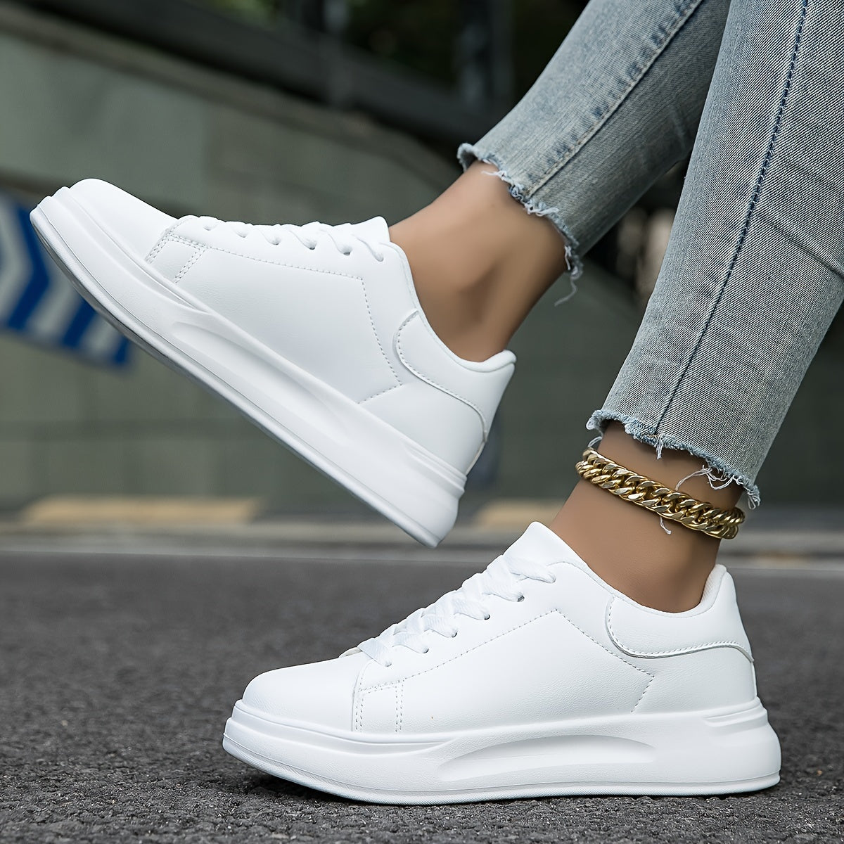 Alba | Witte Sneakers Dames