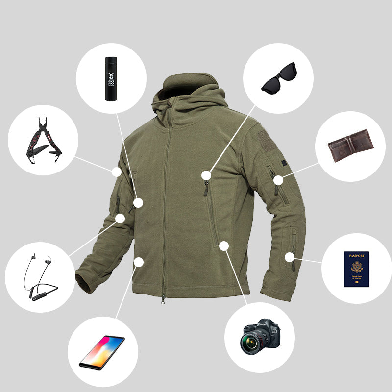 Vanguard | Tactical Fleece Jas met Capuchon