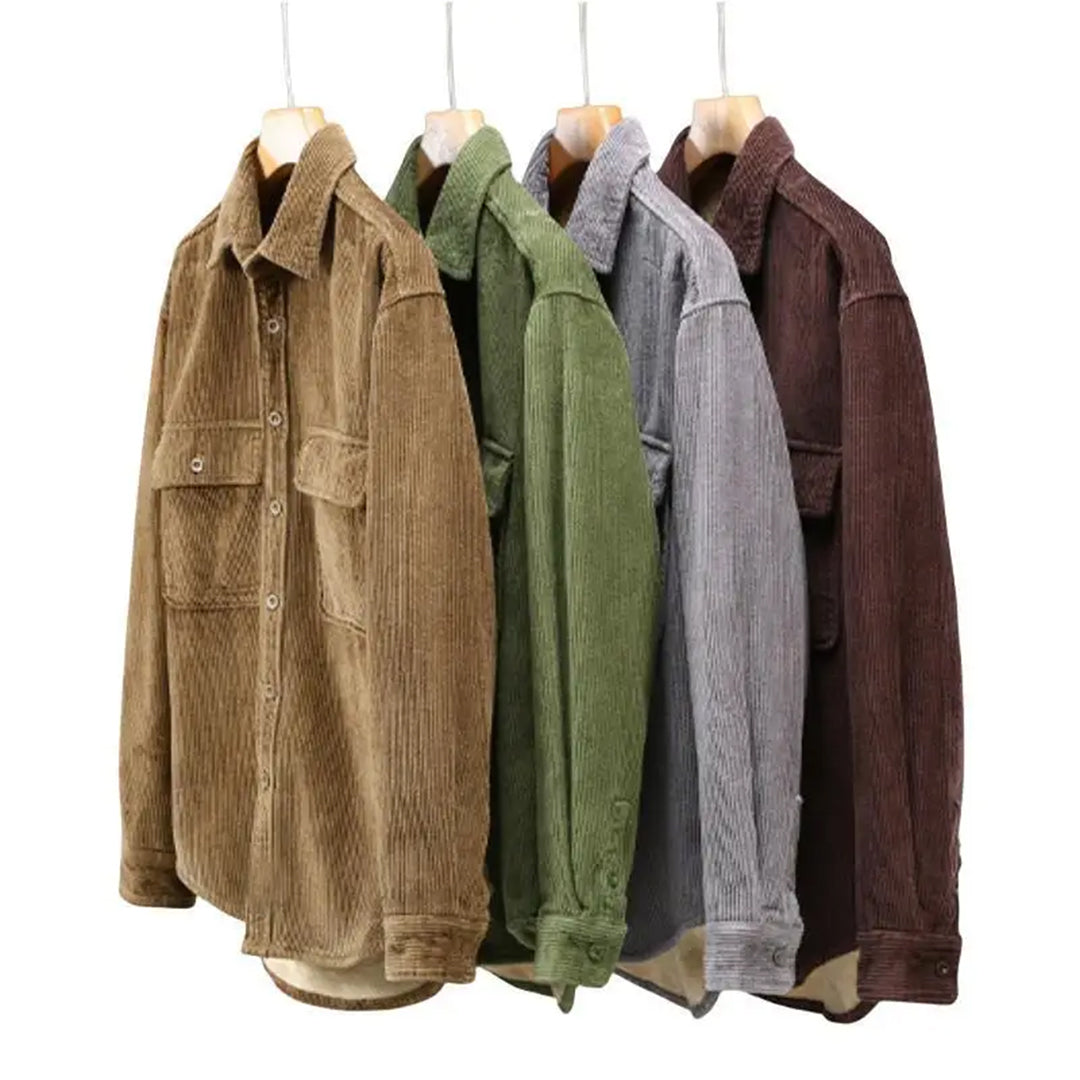 Levano | Gevoerd Corduroy Overshirt