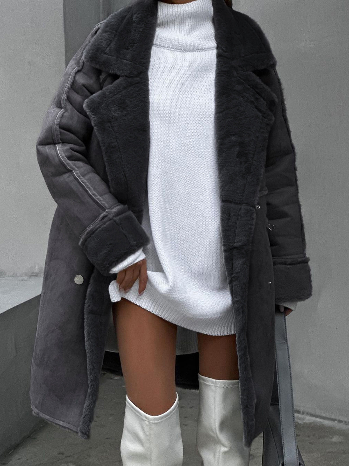 Valentia | Lange Shearling Jas Dames Oversized