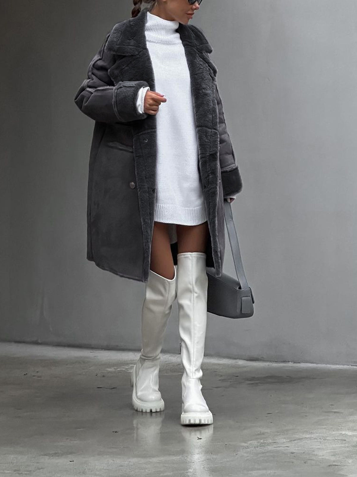 Valentia | Lange Shearling Jas Dames Oversized