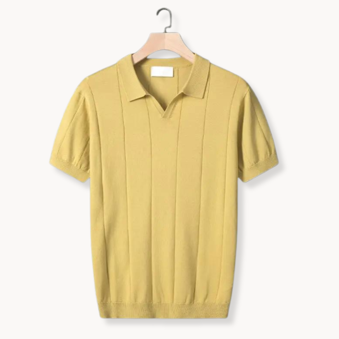 Silvéran | Gebreid Poloshirt Heren