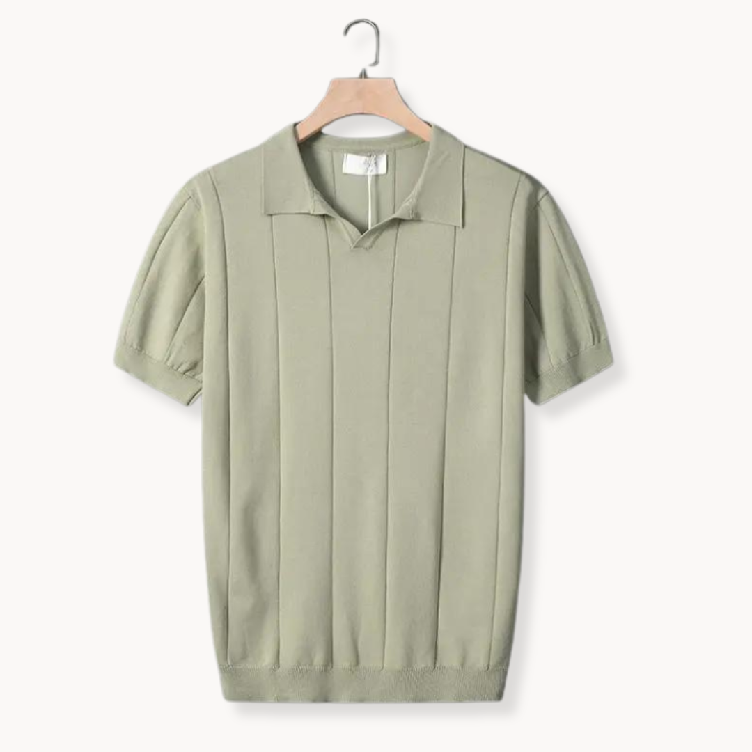 Silvéran | Gebreid Poloshirt Heren