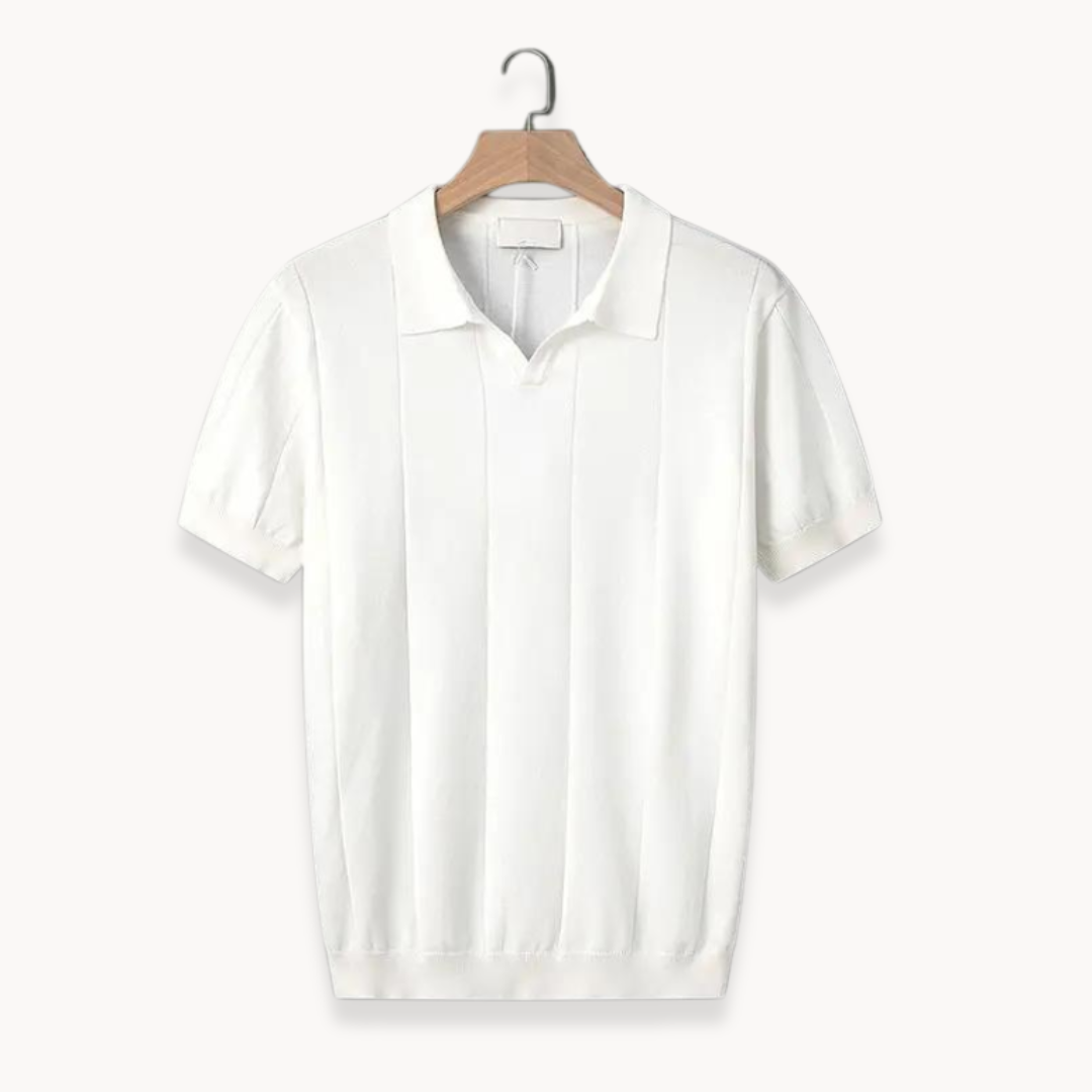 Silvéran | Gebreid Poloshirt Heren