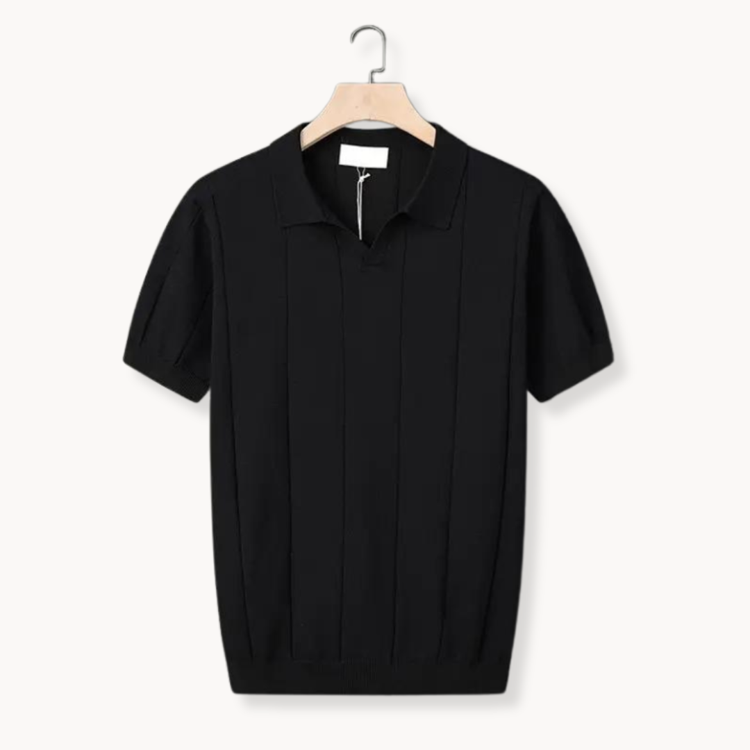 Silvéran | Gebreid Poloshirt Heren
