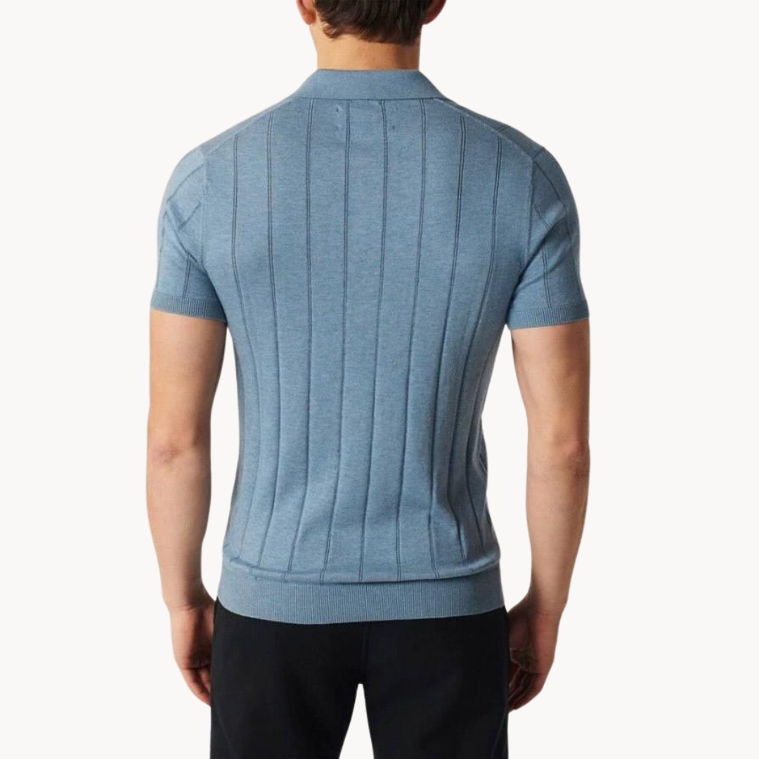 Silvéran | Gebreid Poloshirt Heren