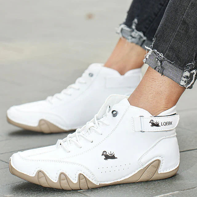 Dario | Heren Halfhoge Casual Bootschoenen Met Veters & Klittenband