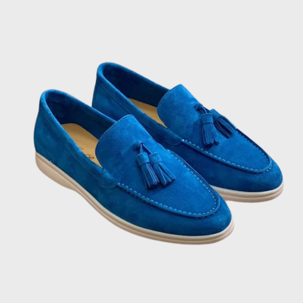 Eliano | Suède Loafers Heren