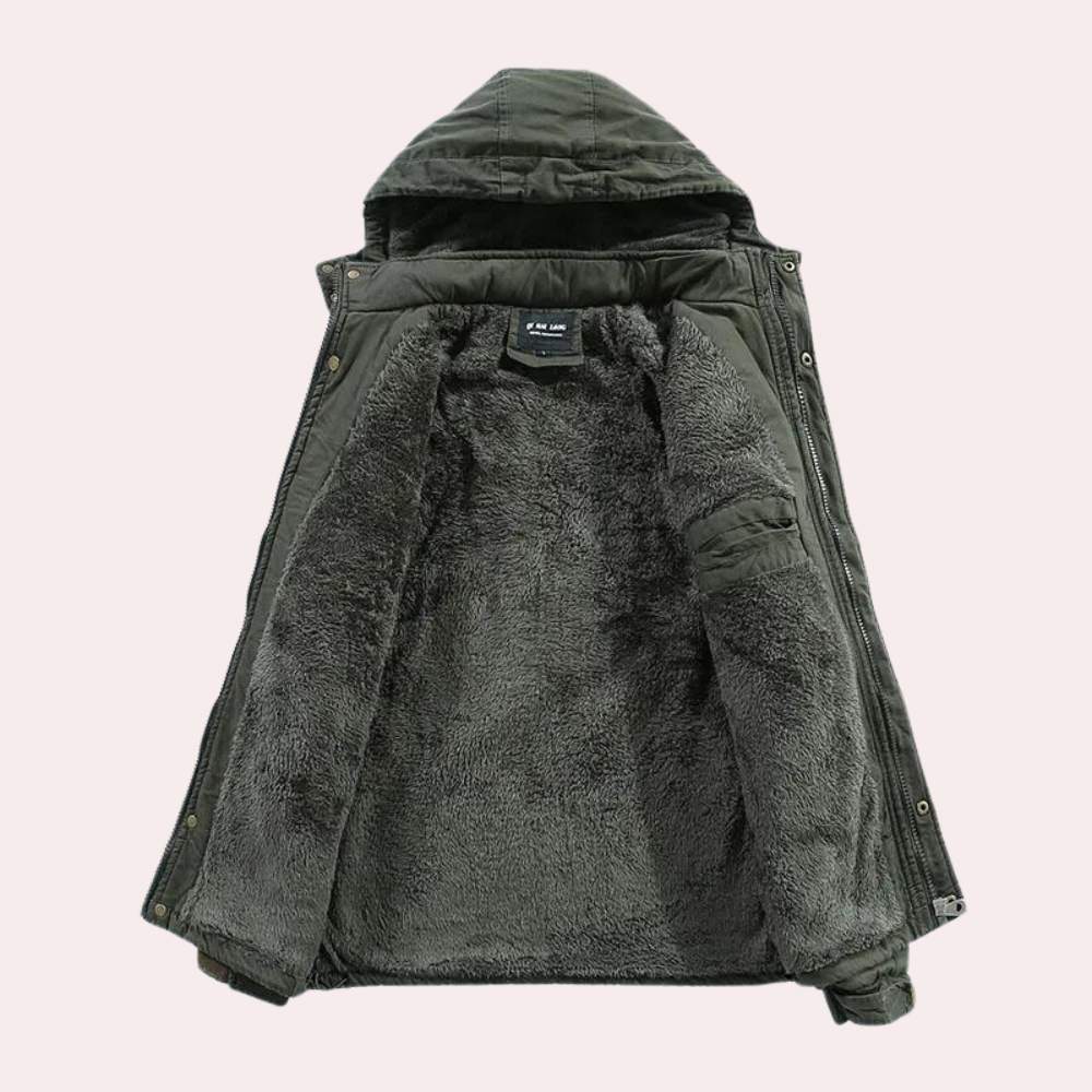 Aren | Halflange Winterjas Met Capuchon