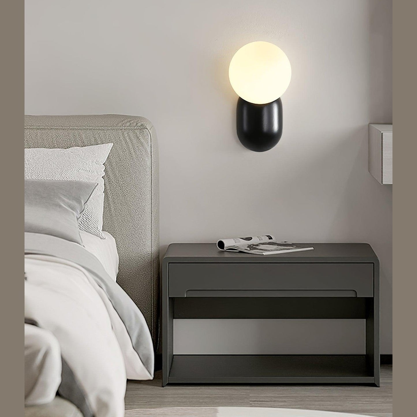 Nordelle | Wandlamp Glazen Bol