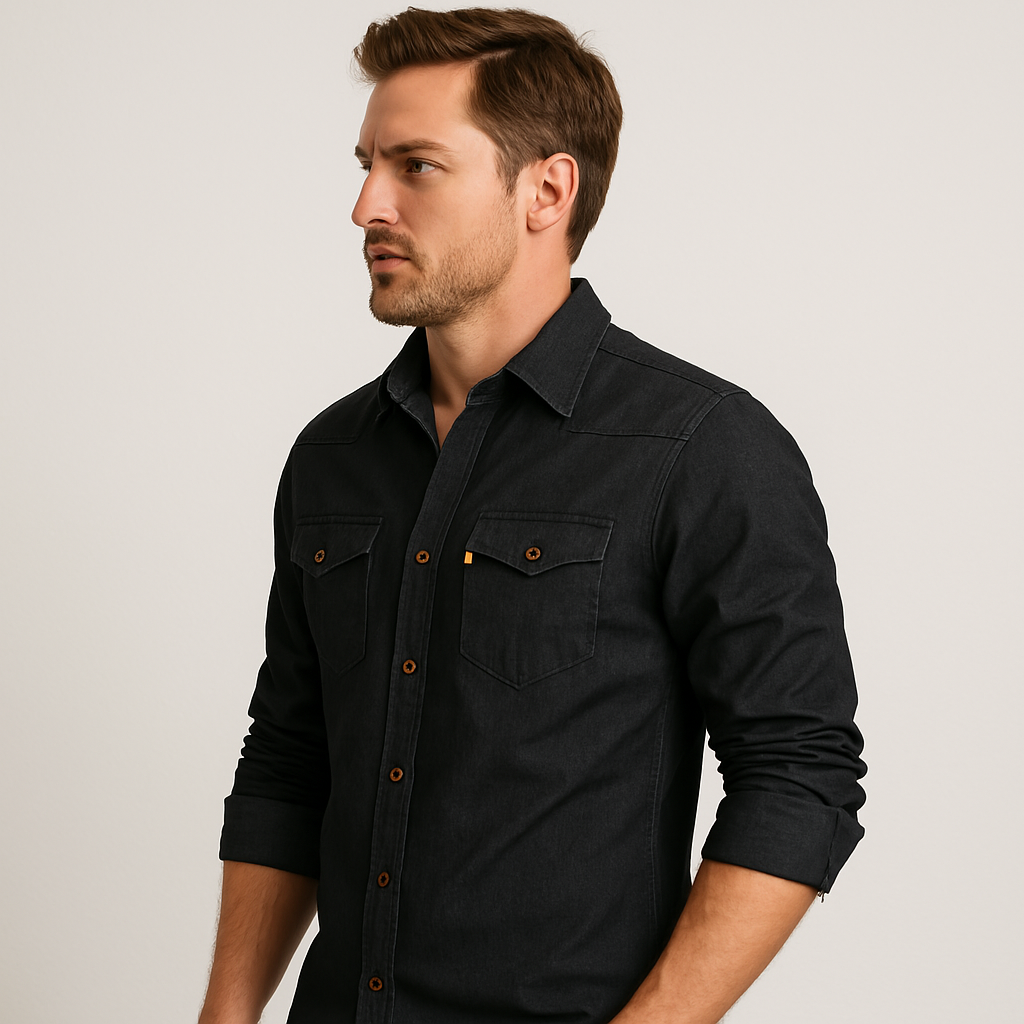 Rafael | Denim Overhemd Heren