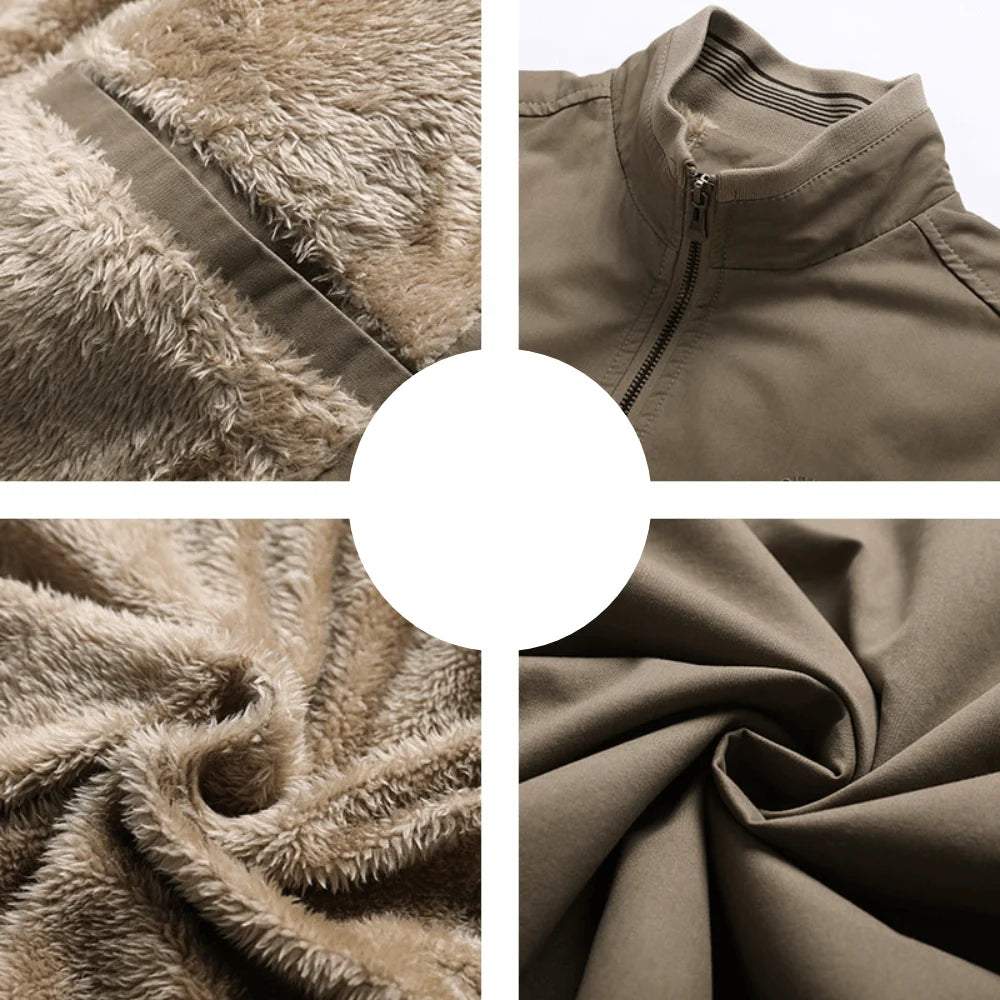 Wellington™ | Warme Fleece Gevoerde Herenjas met Hoge Kraag