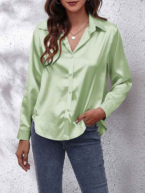 Selene | Satijnen Blouse Dames