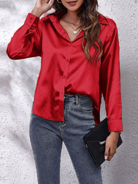 Selene | Satijnen Blouse Dames