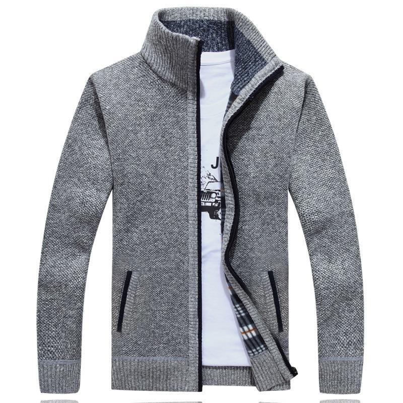 Hugo | Gebreid Vest met Fleecevoering Heren
